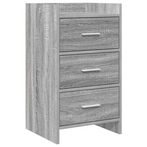 vidaXL Posteljne mize Siva Sonoma 40 x 36 x 70 cm Inženirski les