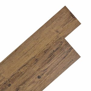 vidaXL Samolepilne PVC talne plo&scaron;če Orehova rjava 30,5 x 61 cm 28 kos
