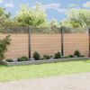 vidaXL Visoka greda gabion pocinkano jeklo 500x100x20 cm