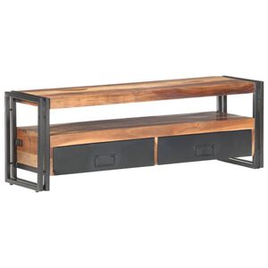 vidaXL TV omarica 120x30x40 cm trden les in fini&scaron; iz palisandra