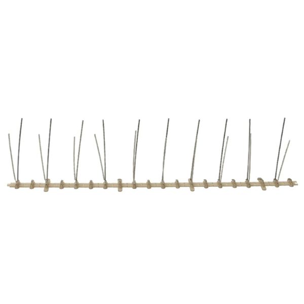 vidaXL Plastične bodice proti pticam in golobom 2-vrsti 20 kosov 10 m