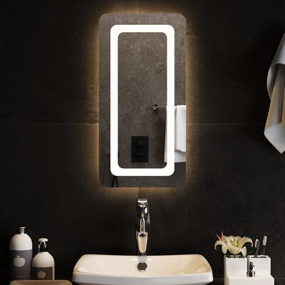 vidaXL LED kopalniško ogledalo 30x60 cm