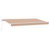 vidaXL Vlečna tenda večbarvno 400 x 200 cm blago