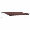 vidaXL Vlečna tenda Burgundija 450 &times; 300 cm Poliester