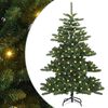 vidaXL Umetno Zložljivo Božično Drevo Zelena 150 cm PVC in jeklo