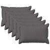 vidaXL Prevleka za blazino 6 pcs HOUTEN Svetlo siva 30 x 50 cm