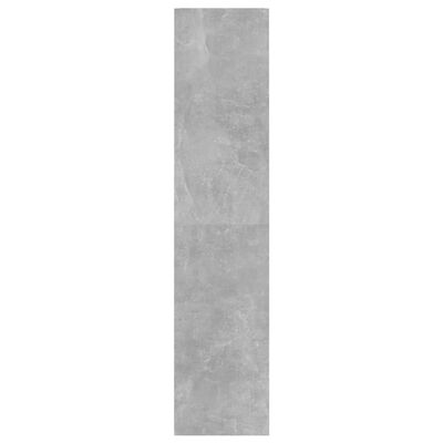 vidaXL Knjižna omara/pregrada betonsko siva 40x30x135 cm