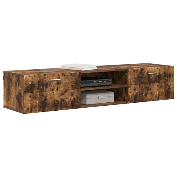 vidaXL Lesena omara Dimljeni oreh 150 x 39 x 30 cm Konstruiran les