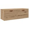 vidaXL Omara za steno 100 x 36,5 x 35 cm Inženirski les Umetni hrast