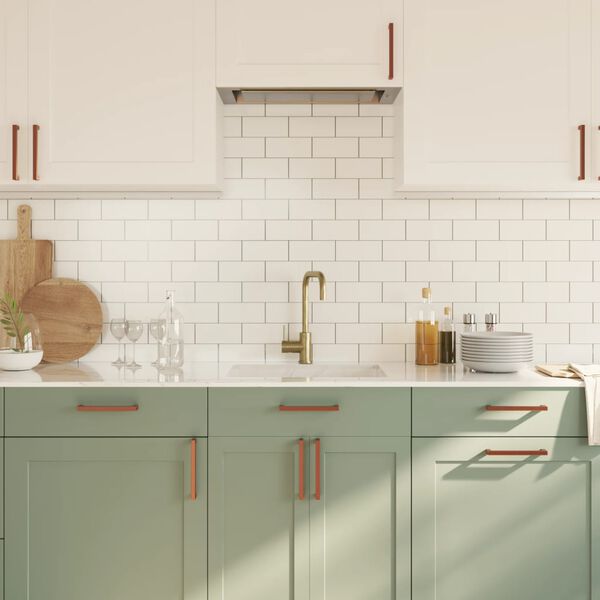 vidaXL Ročaji za omarico 20 kosov bron 160 mm nerjaveče jeklo