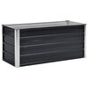 vidaXL Visoka greda antracitna 100x40x45 cm pocinkano jeklo