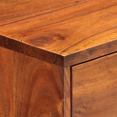 vidaXL Konzolna mizica 100x35x76 cm trden akacijev les