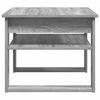 vidaXL Klubska miza Siva Sonoma 64 x 54 x 44 cm Konstruiran les