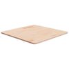 vidaXL Kvadratna mizna plo&scaron;ča 60x60x1,5 cm neobdelana trdna hrastovina