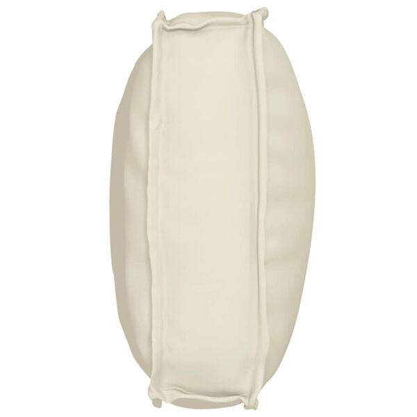 vidaXL Blazina krema 70 x 40 x 12 cm Oxford tkanina