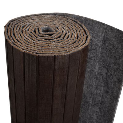 vidaXL Delilnik prostora iz bambusa temno rjave barve 250x165 cm