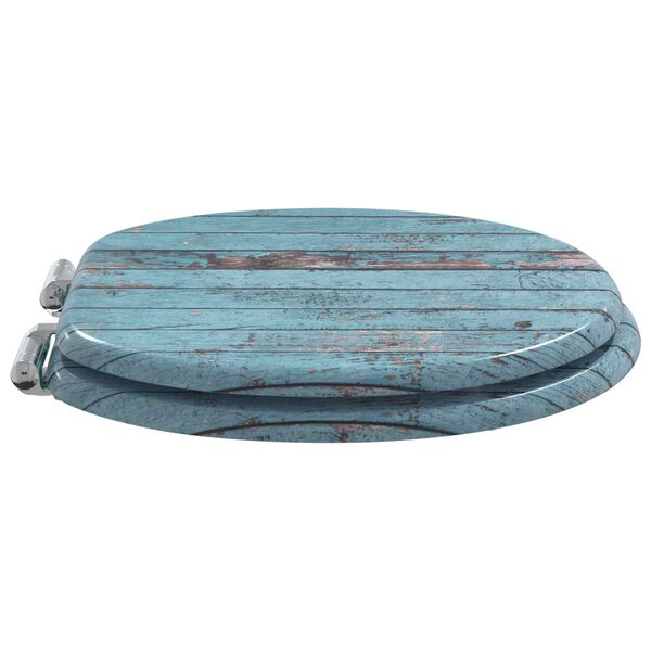 vidaXL Pokrivalo za strani&scaron;če 2 pcs Modra 43,8 x 37,8 cm MDF plo&scaron;ča