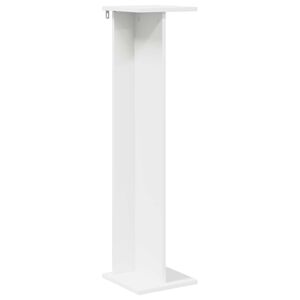 vidaXL Stojalo za rastline Bela 25 x 25,5 x 100,5 cm Inženirski les