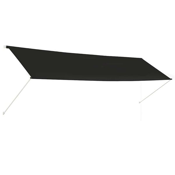 vidaXL Zložljiva tenda 400x150 cm antracit