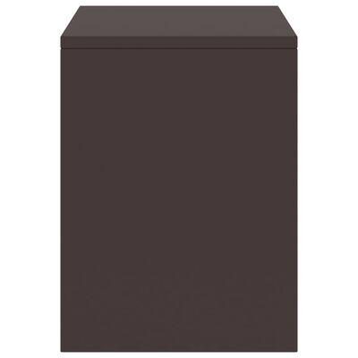 vidaXL Nočne omarice 2 kosa temno rjave 35x30x40 cm trdna borovina
