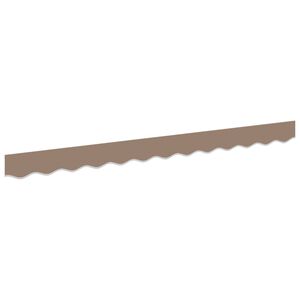 vidaXL Zamenjava senčila za awning Taupe 329 x 20 cm Poliester
