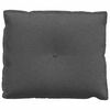 vidaXL Poglavni vzglavnik Temno siva 60 x 50 cm Žametna tkanina