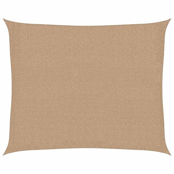 vidaXL Senčno jadro 160 g/m² taupe 2,5x3 m HDPE