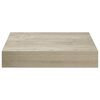 vidaXL Stenske police 4 kosi barva hrasta 23x23,5x3,8 cm MDF