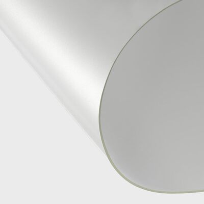 vidaXL Zaščita za mizo mat 100x90 cm 2 mm PVC