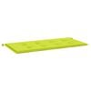 vidaXL Blazina za vrtno klop svetlo zelena 100x50x3 cm oxford tkanina