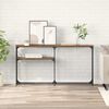 vidaXL Konzolnamizica Star les 145x22.5x75cm Konstruiran les