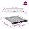 vidaXL Ramp za invalidski voziček 270 kg srebrna 92 x 73 x 5 cm
