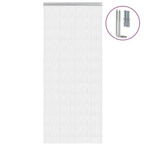 vidaXL Verižna mreža proti mrčesu za vrata 90x212 cm aluminij