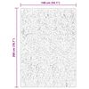 vidaXL Preproge za povr&scaron;ine HUARTE Rjava 200 x 140 cm Poliester