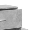 vidaXL Komoda betonsko siva 60x31x70 cm inženirski les