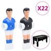 vidaXL Igralci za namizni nogomet za 12,7 mm palice 22 kosov