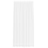 vidaXL Čipkasta Zavesa z zavesami Bela 280 x 200 cm Poliester