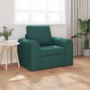 vidaXL Sofa postelja Temno zelena 98 x 71 x 83 cm blago