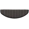 vidaXL Samolepilni stopniščni tepihi 15 pcs Antracit 65 x 21 x 4 cm