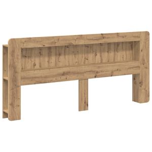 vidaXL Posteljna glava Artisan hrast Konstruirano leseno