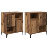 vidaXL Stranske omare 2 pcs Star les 60 x 35 x 70 cm Konstruiran les