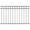 vidaXL Element Ograje ASSEN 170 x 80 cm Jeklo Siva
