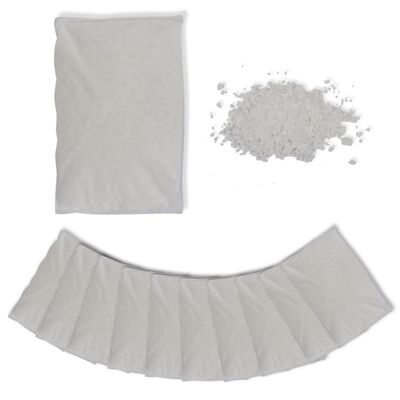vidaXL Sušilne vreče s kalcijevim kloridom nadomestne 10 kosov 10 kg