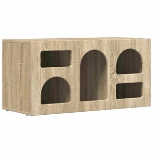vidaXL TV omarica Sonoma hrast 80 x 35 x 40 cm Konstruiran les