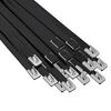 vidaXL Vezalke za kabel 25 kos 7,9 x 300 mm Črna