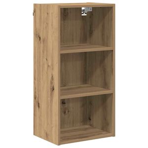 vidaXL Viseča omarica Umetni hrast 40 x 29,5 x 80 cm Inženirski les