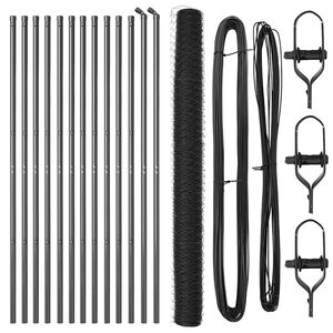 vidaXL Steber ograje. Siva