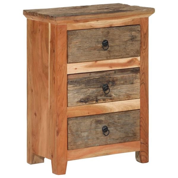 vidaXL Stranska omarica 55x33x75 cm trden akacijev les