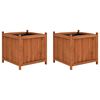 vidaXL Visoke grede 2 kosa 50x50x50 cm les jelke