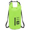 vidaXL Torba Dry Bag z zadrgo zelena 20 L PVC